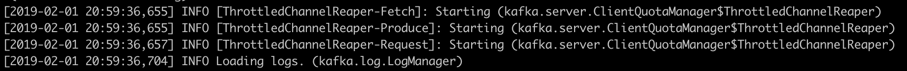 Install Kafka on Mac - Kafka Starting Output
